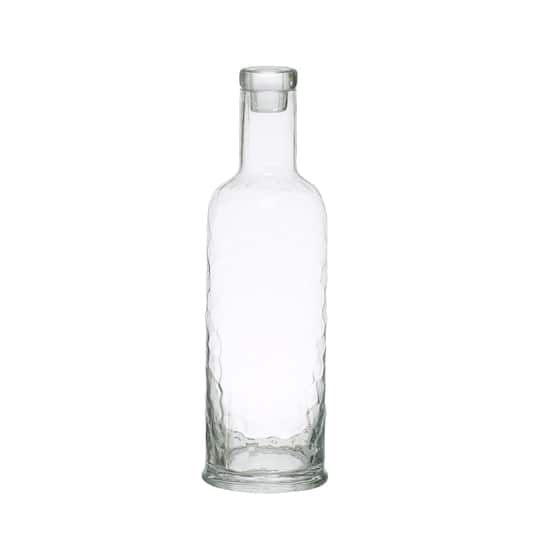 32oz. Clear Hammered Glass Carafe